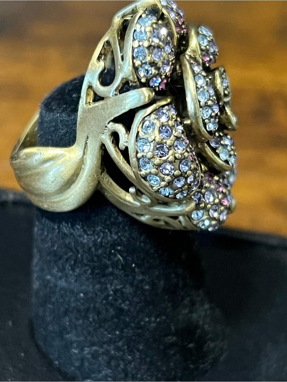 Heidi Daus “ Petal Profusion “ ring size 7 - Picture 2 of 3